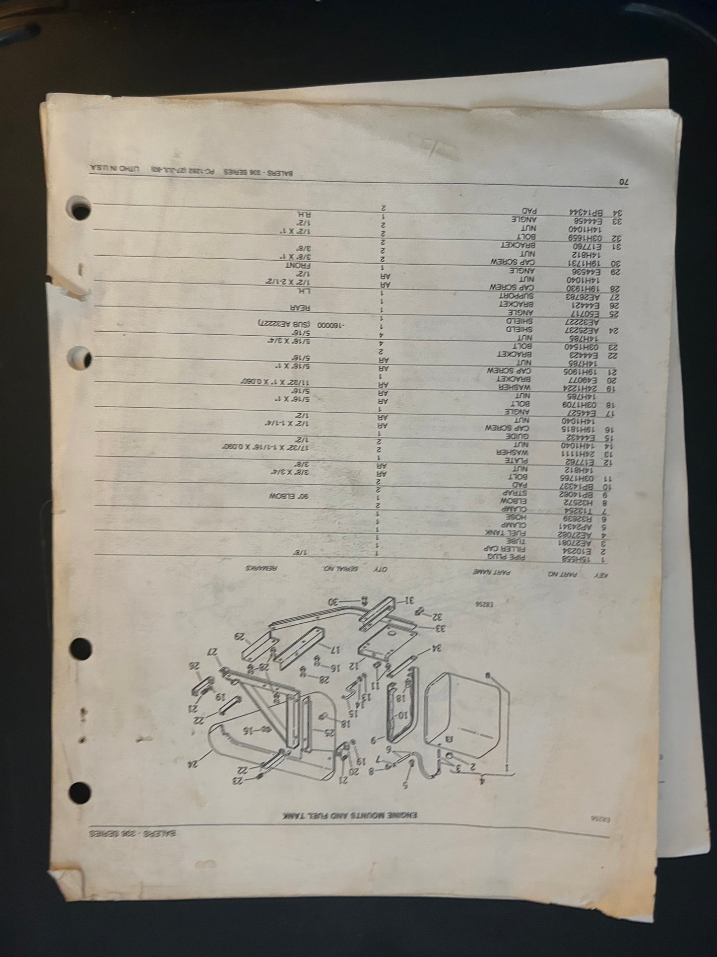 John Deere _ 336 Series Balers _ Parts Catalog