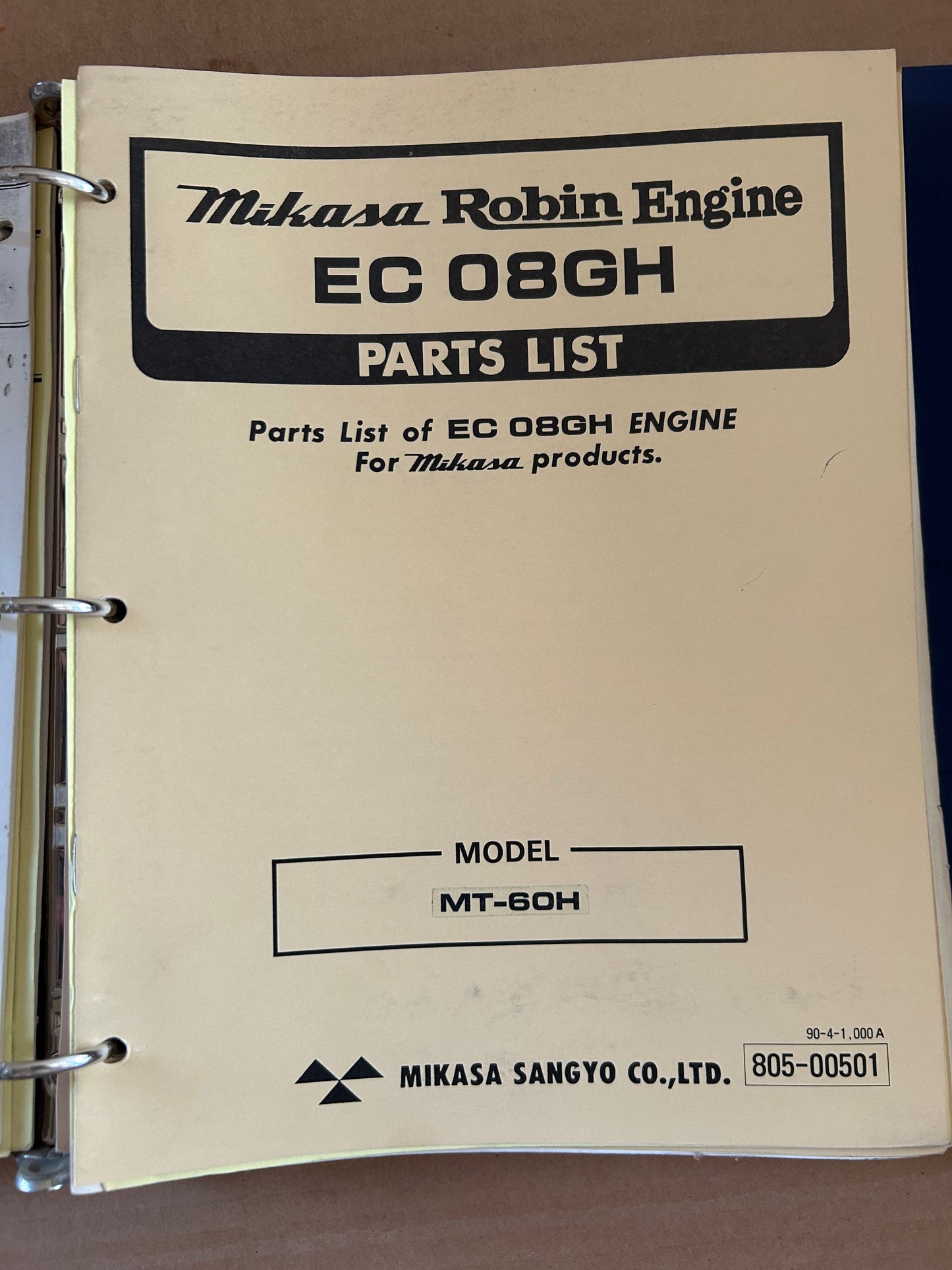 Mikasa _ Manuals Binder
