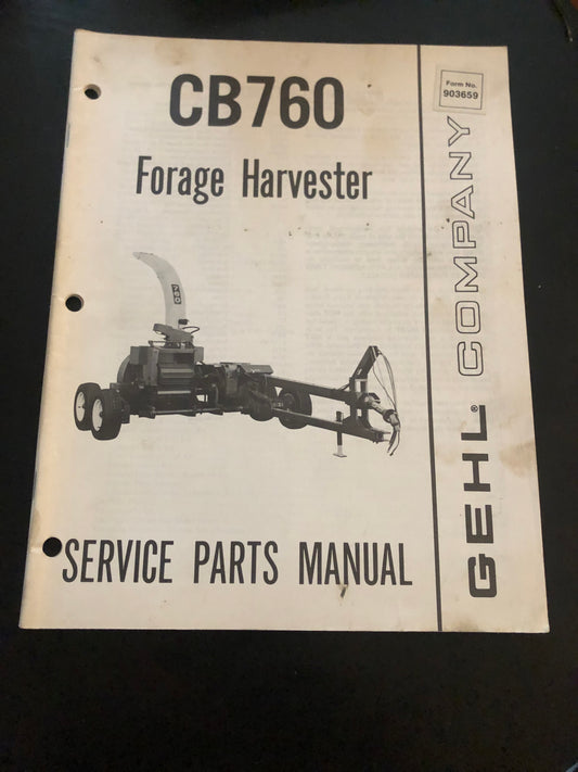 Gehl _ CB760 Forage Harvester _ Service Parts Manual