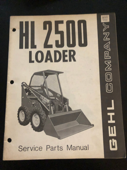Gehl _ HL 2500 Loader _ Service Parts Manual