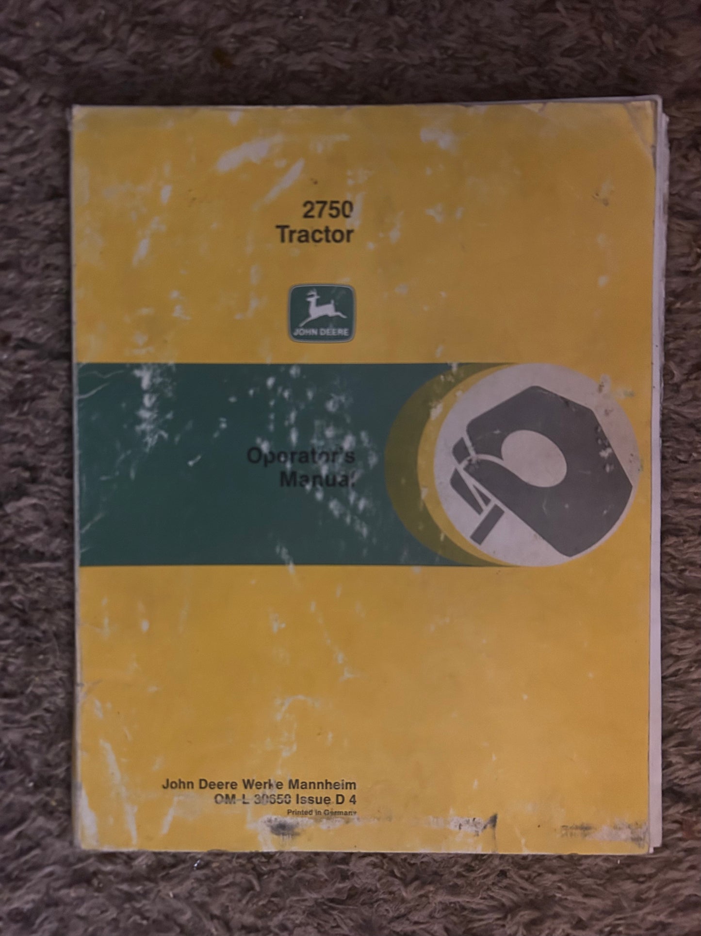 John Deere _ 2750 Tractor _ Operator’s Manual OM-L 30660 D4