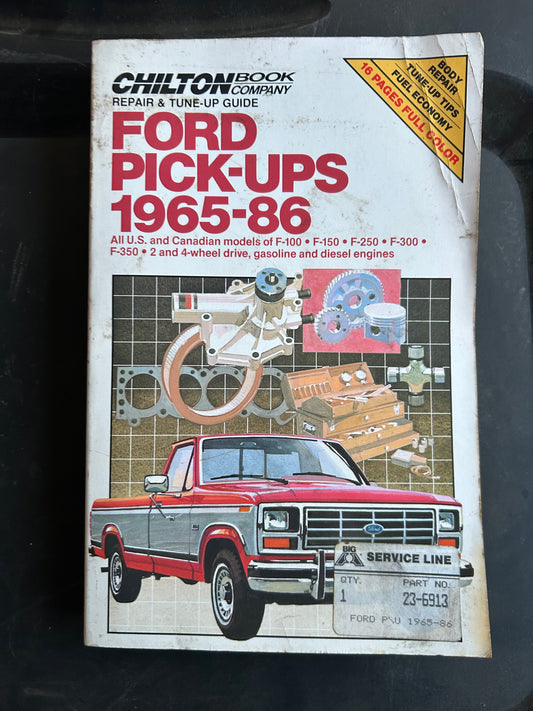 Ford Puck-Ups 1965-86 _ Chilton’s Repair & Tune-Up Guide