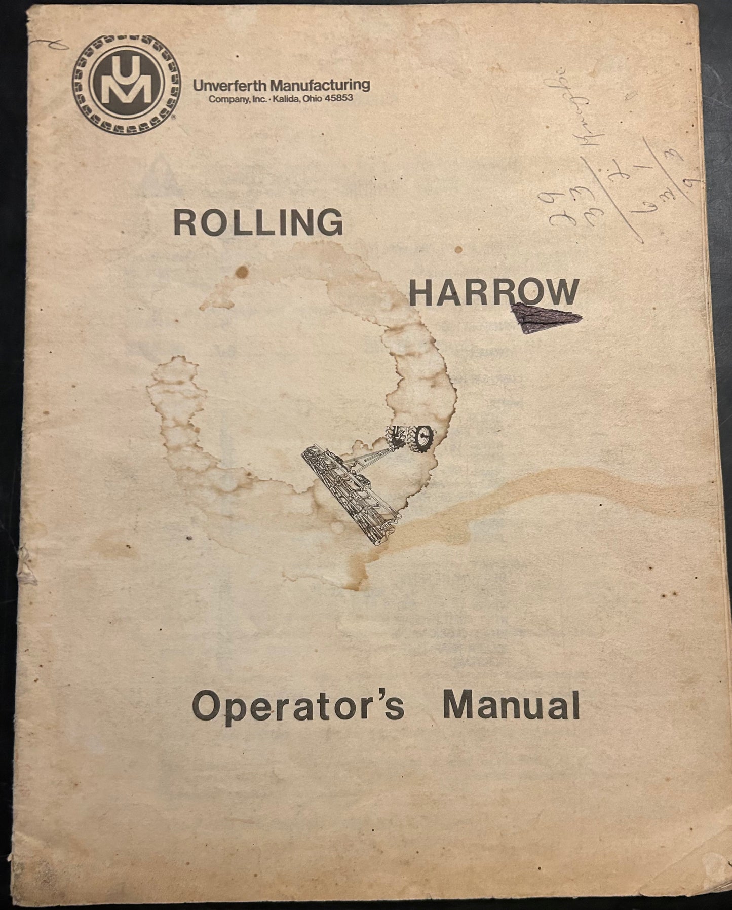 Unverferth _ Rolling Harrow _ Operator’s Manual