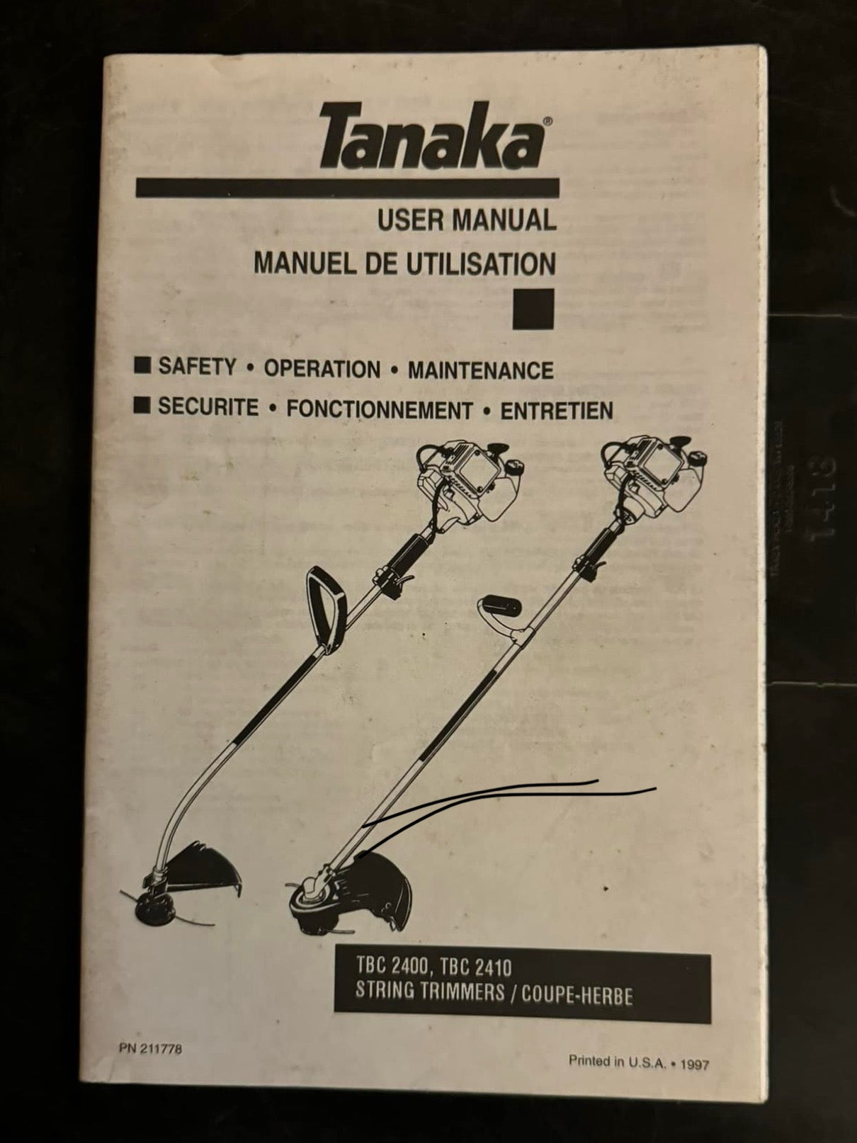 Tanka _ String Trimmers TBC 2400 & 2410 _ User Manual