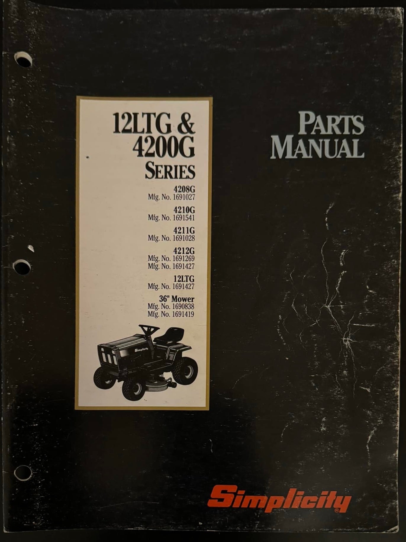 Simplicity 12LGT & 4000G Series _ Parts Manual