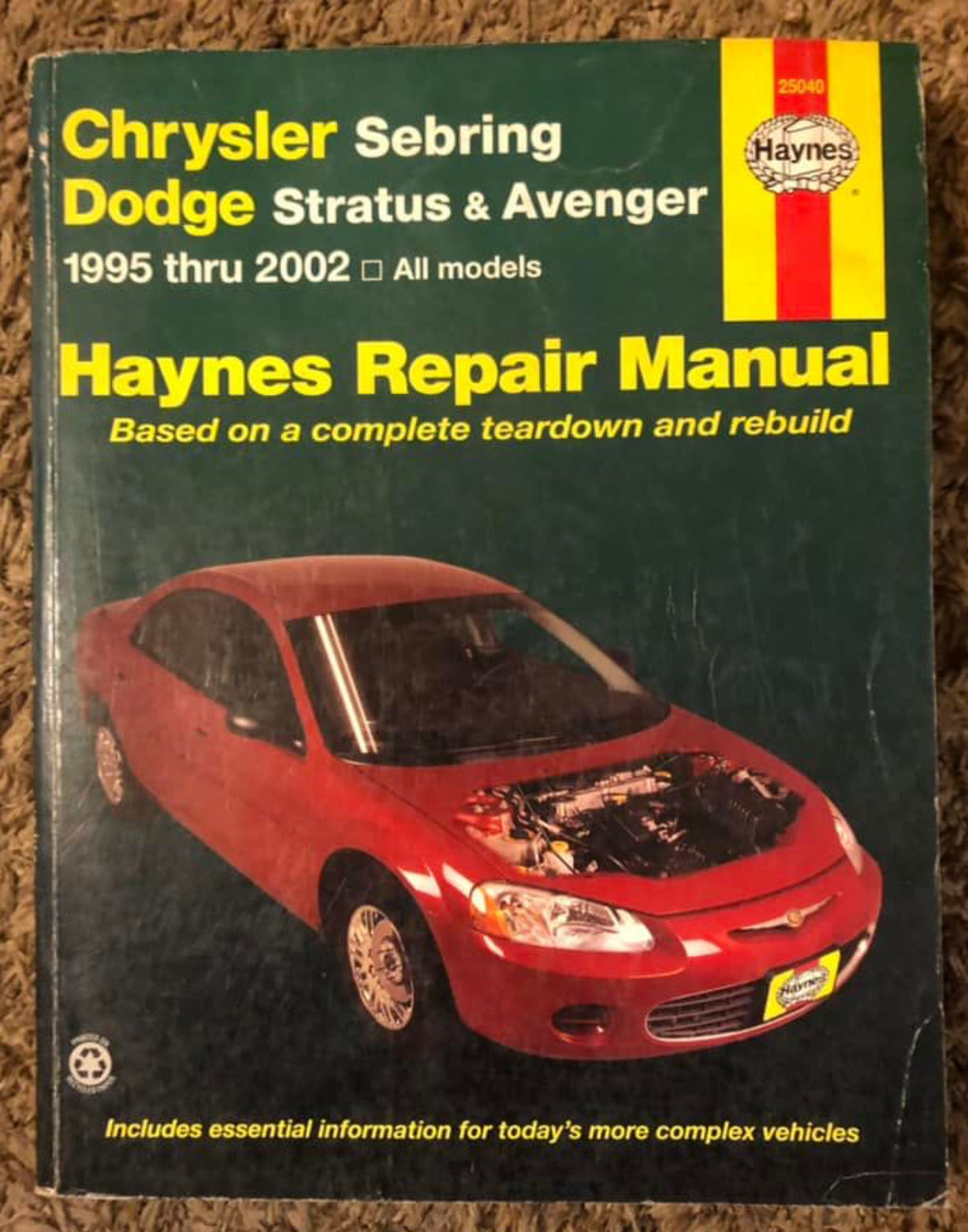 Chrysler Sebring and Dodge Stratus & Avenger Manuals