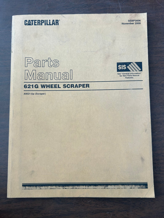 Caterpillar _ 621G Wheel Scraper _ Parts Manual