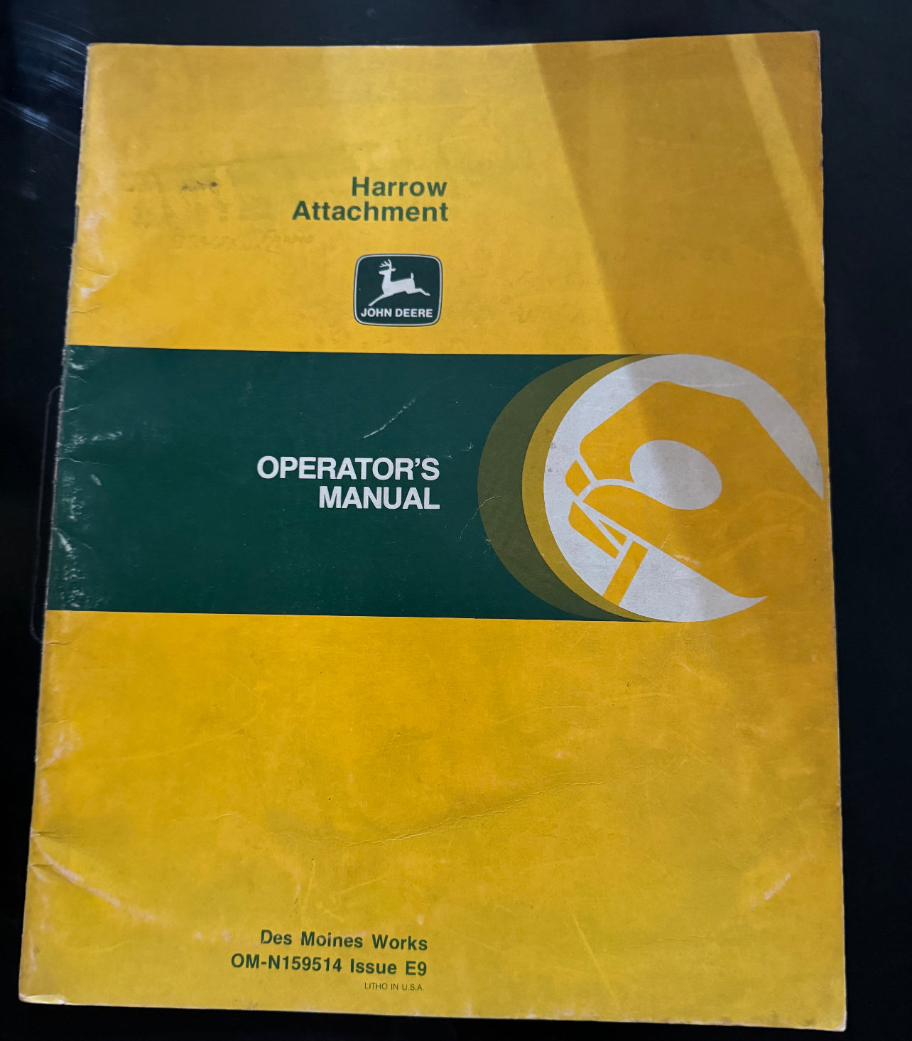 John Deere _ Harrow Attachment _ Operator's Manual