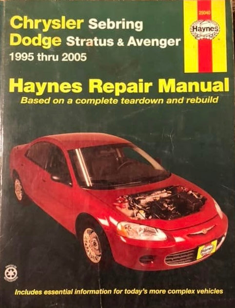 Chrysler Sebring and Dodge Stratus & Avenger Manuals