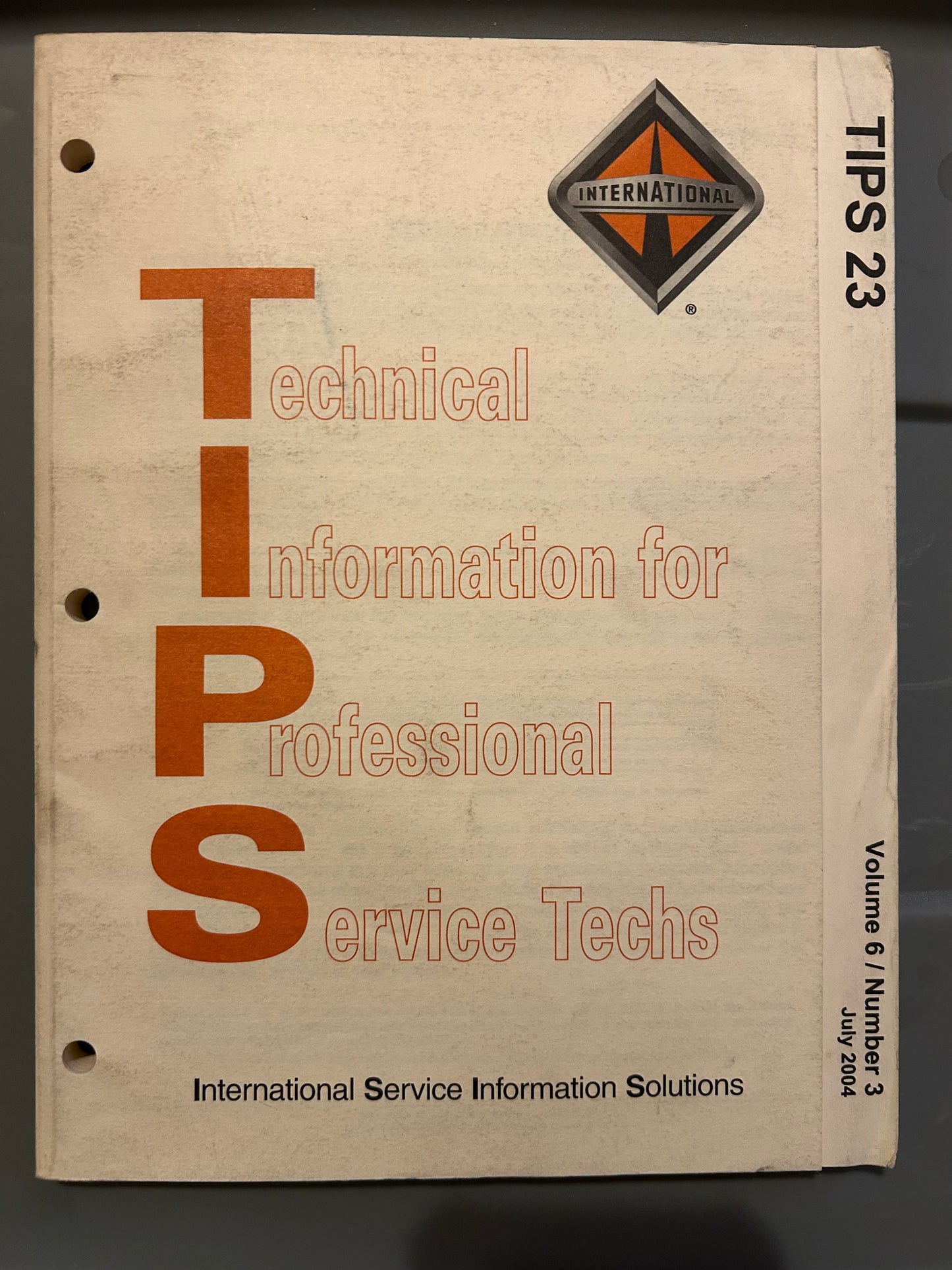 International _ TIPS 23 _ Volume 6 Number 3 July 2004