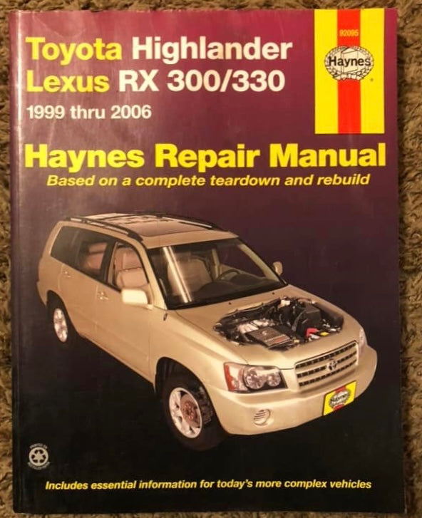Toyota Hilander & Lexus RX 300/330 _ 1990 thru 2006