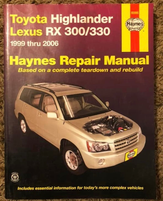Toyota Hilander & Lexus RX 300/330 _ 1990 thru 2006