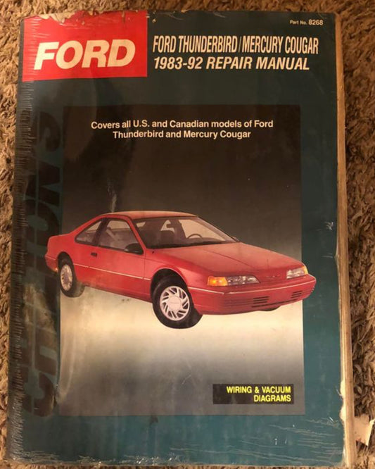 Chilton’s _ Ford Thunderbird & Mercury Cougar _ 1983-92 Repair Manual