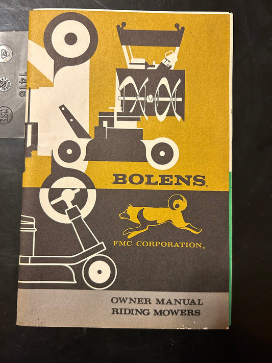 Bolens _ Riding Mowers _ Owner Manual