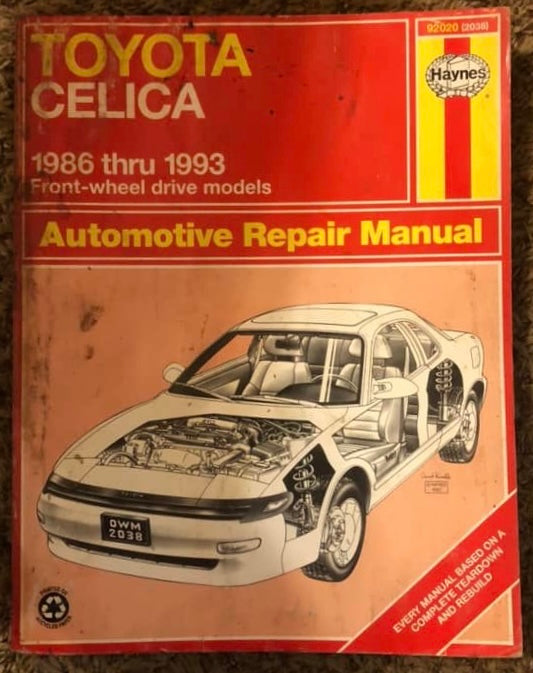 Toyota Celica _ Haynes _ Auto Repair Manual
