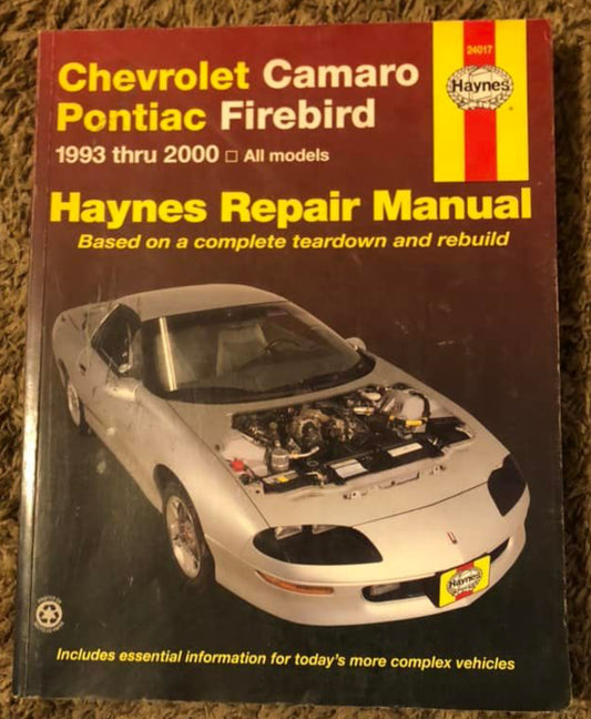 Chevrolet Camero & Pontiac Firebird _ 1993 thru 2000