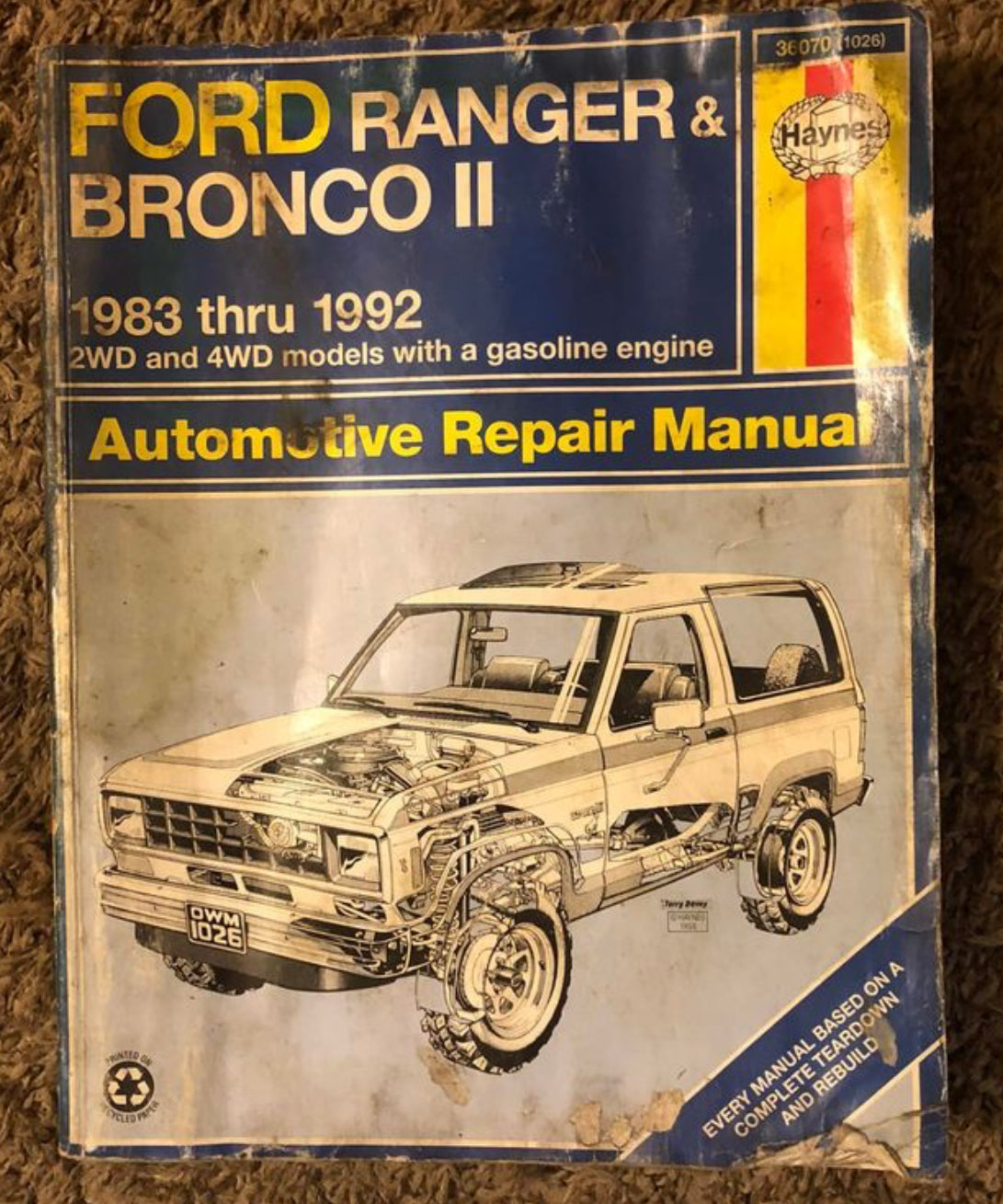 Ford Ranger & Bronco II _ 1983 thru 1992