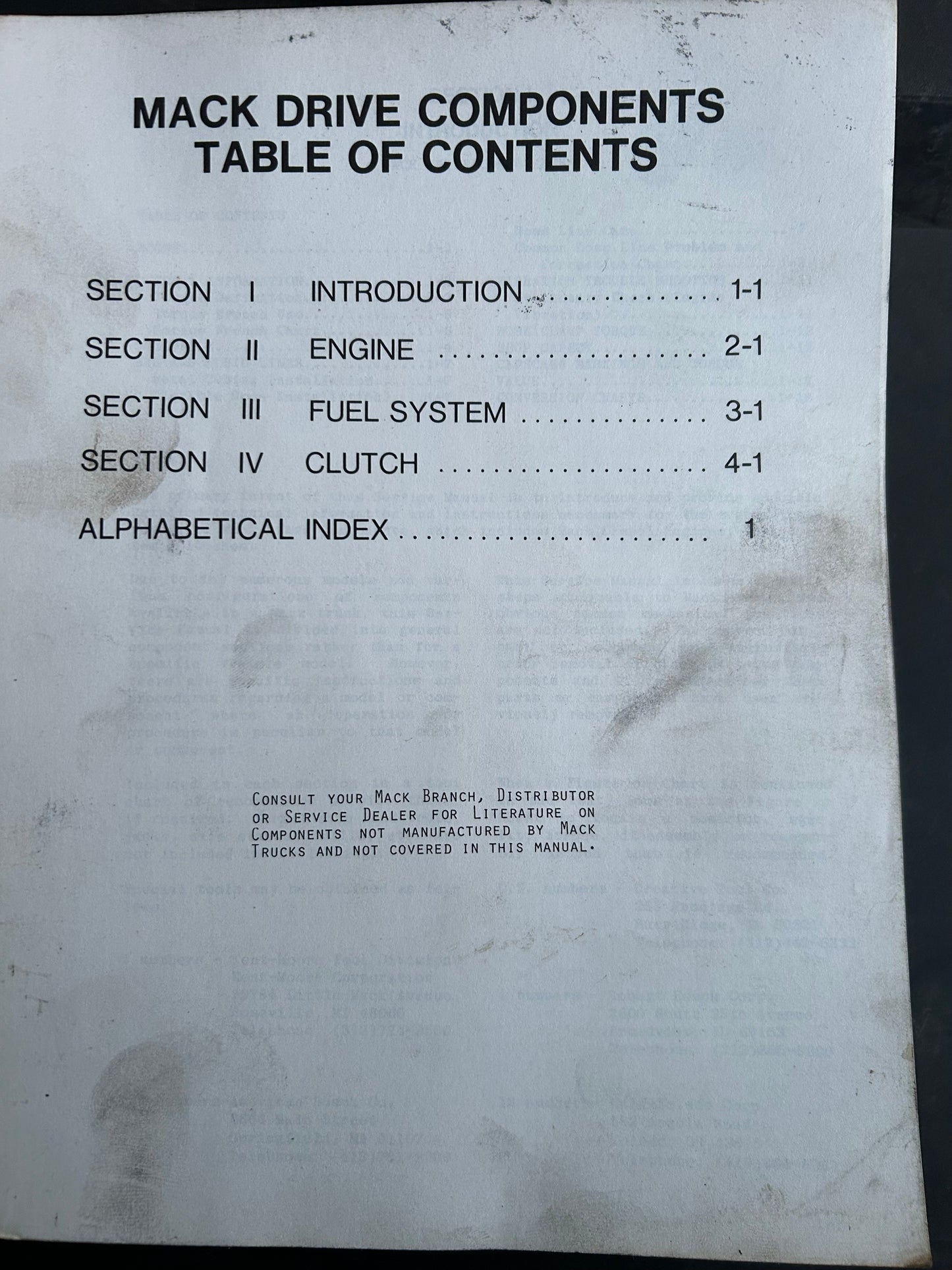 Mack Trucks _ Drive Components _ Service Manual