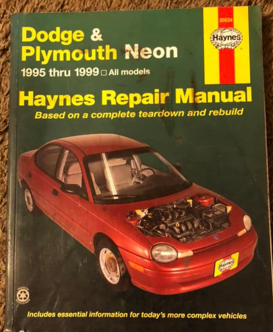 Dodge & Plymouth Neon _ 1995 thru 1999
