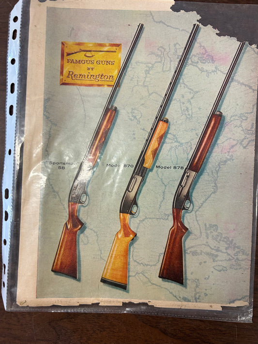 Vintage Magazine Advertisement for Remington