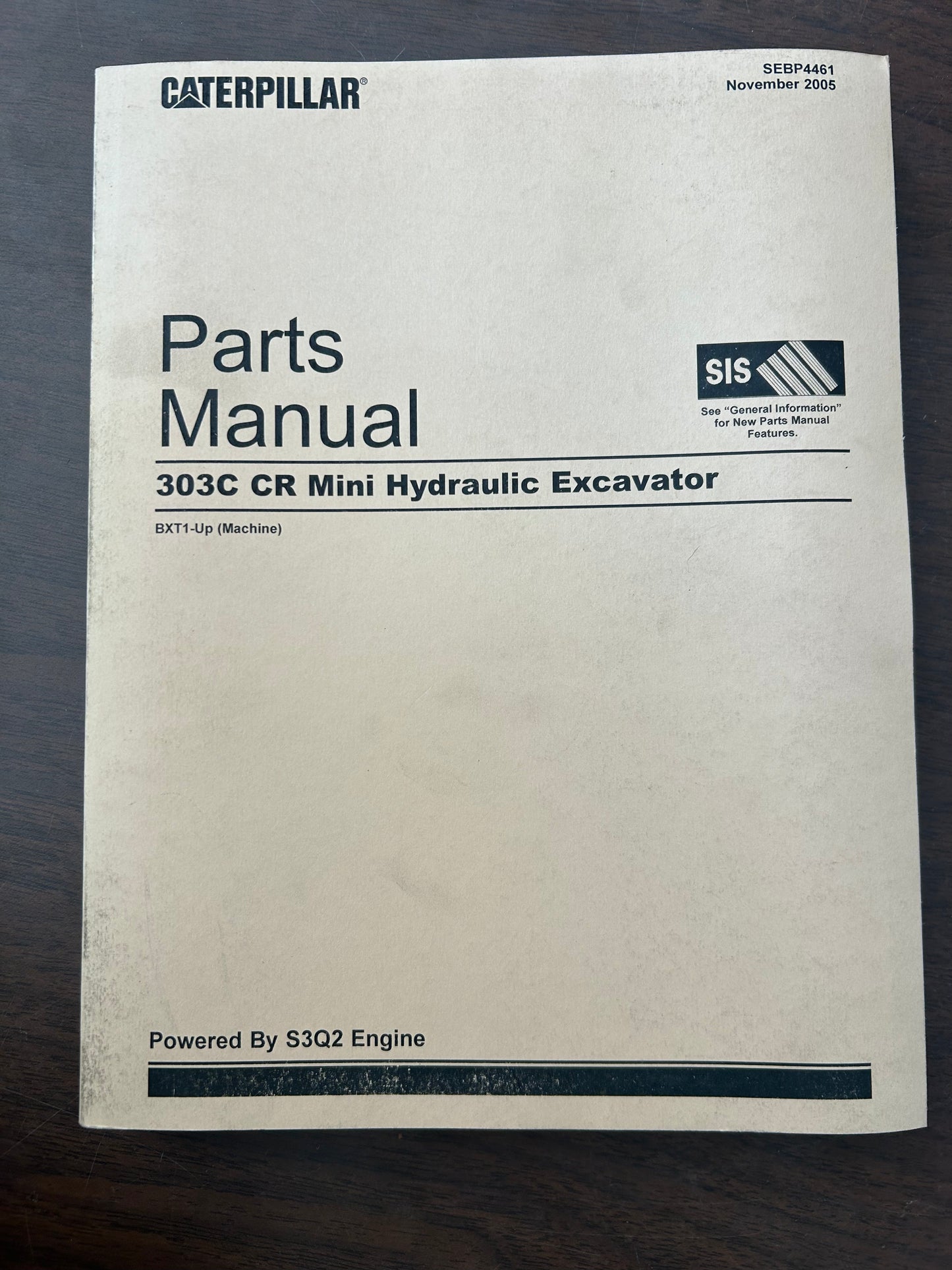 Caterpillar _ 303C CR Mini Hydraulic Excavator _ Parts Manual