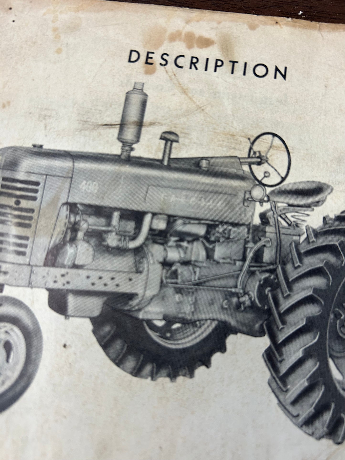 McCormick Farmall 400 - Manual