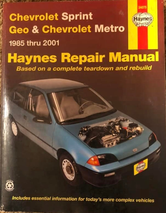 Chevrolet Sprint, Geo & Chevrolet Metro _ 1985 thru 2001