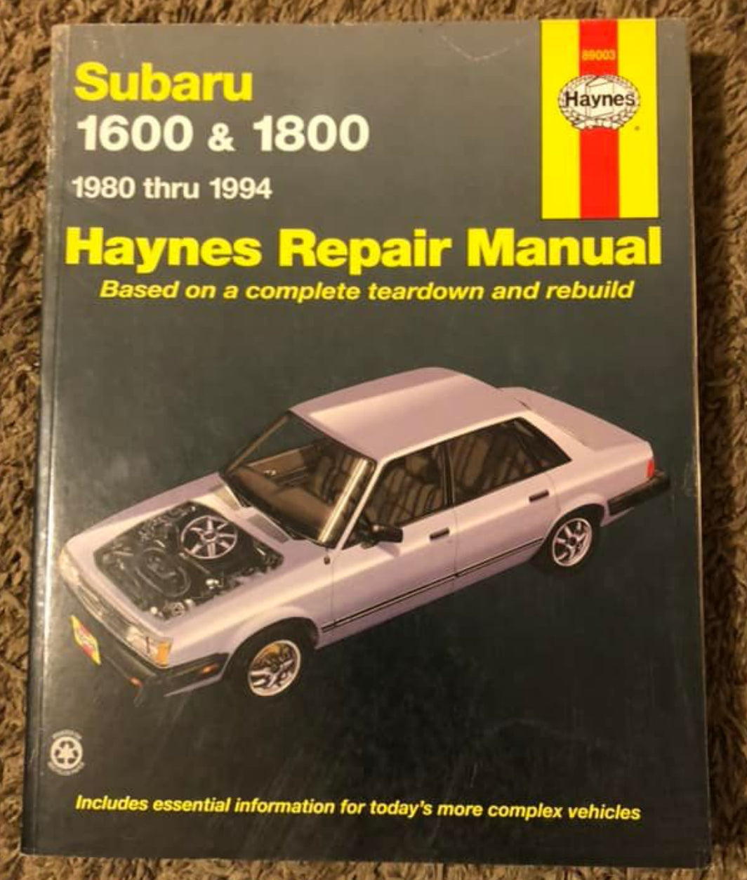 Subaru 1600 & 1800 _ 1980 thru 1994