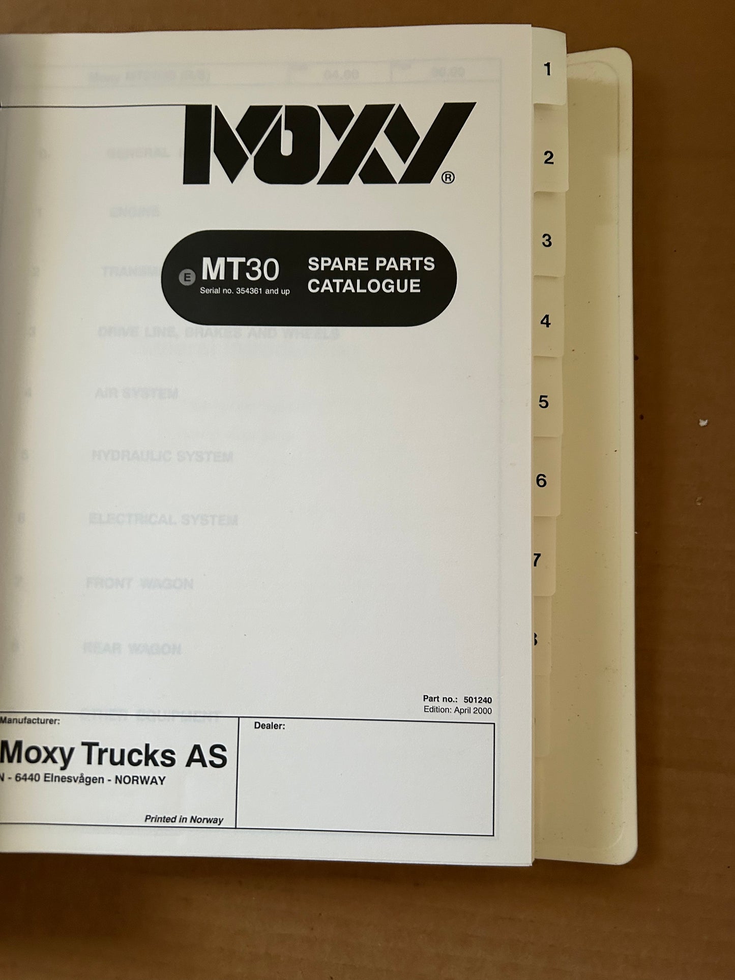 Moxy _ MT30 _ Spare Parts Catalog
