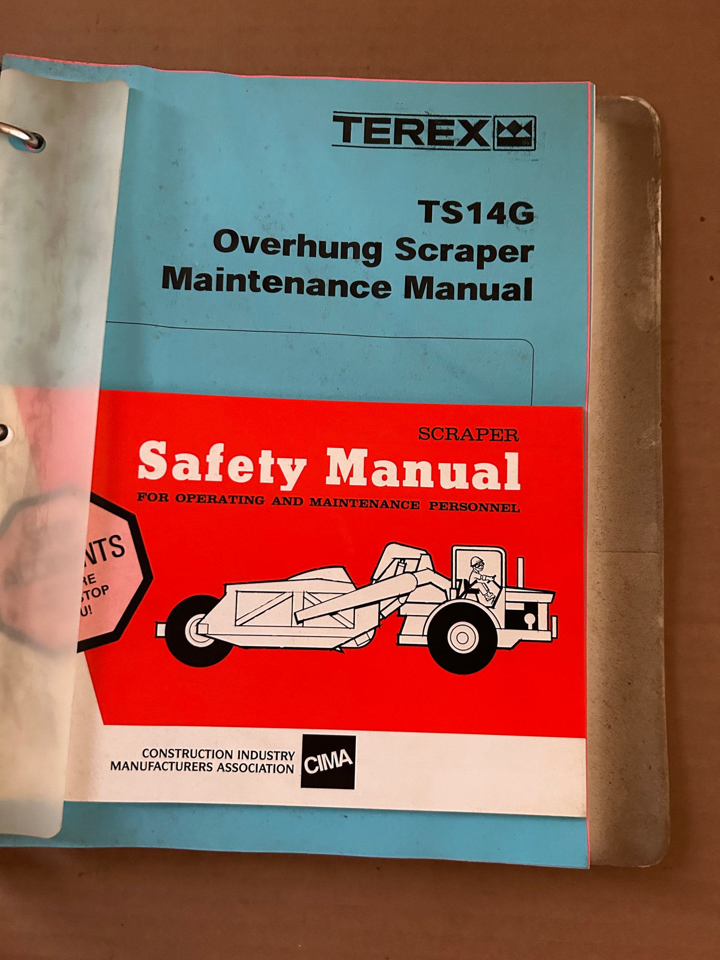 Terex _ TS14G Overhung Scraper _ Maintenance Manual