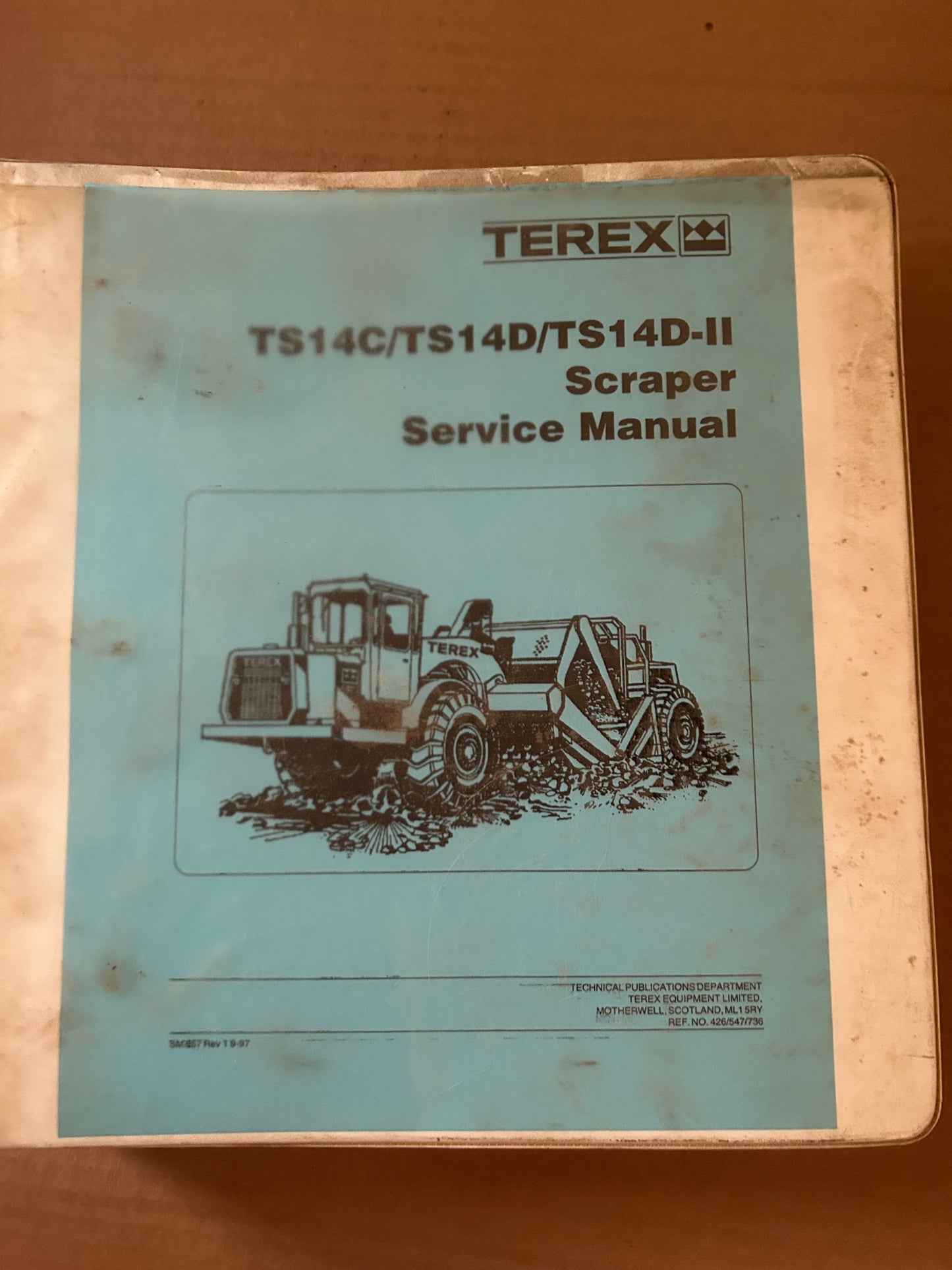 Terex _ TS14C, TS14D, TS14D-II Scraper _ Service Manual
