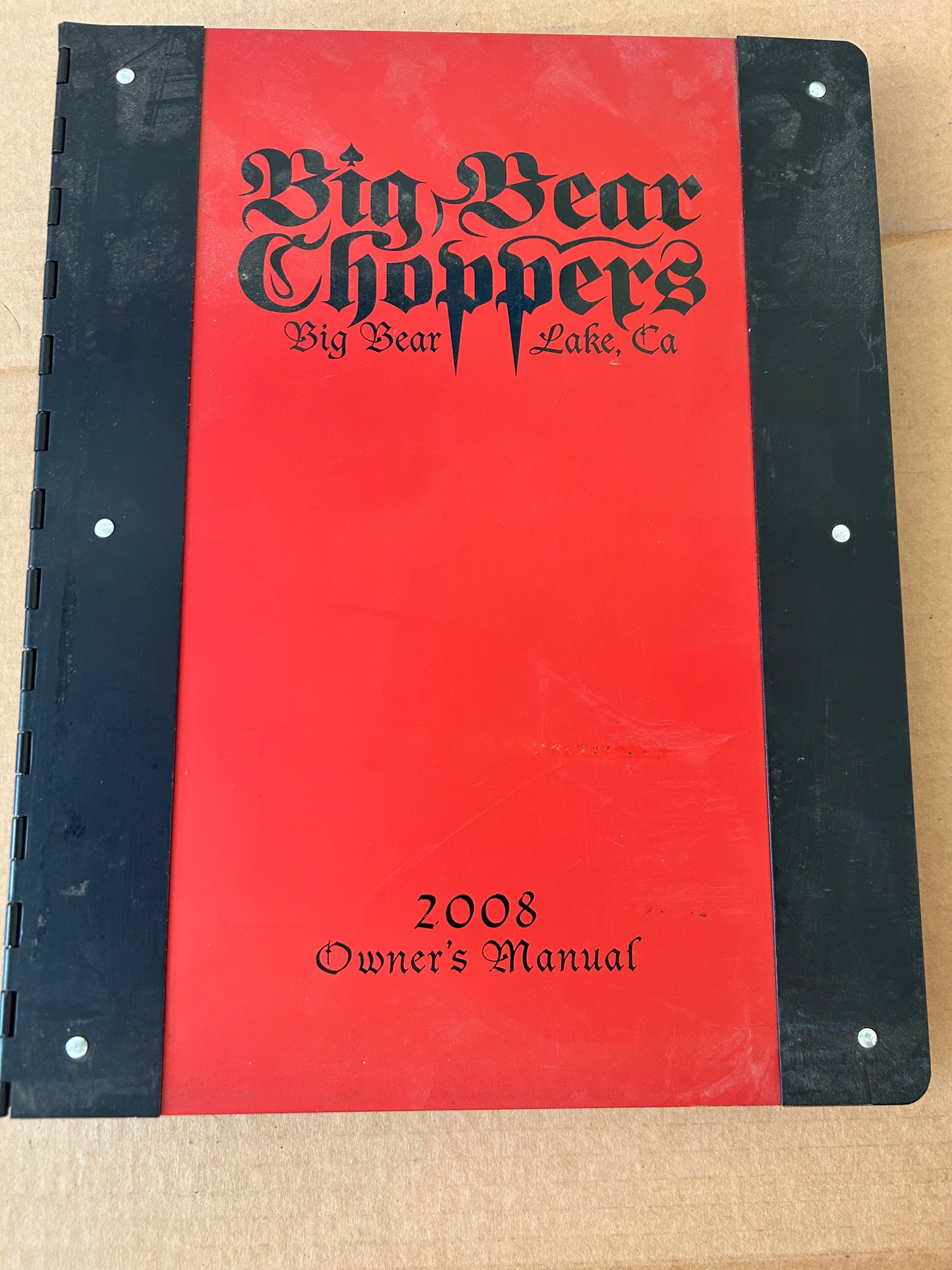Big Bear Choppers _ 2008 Owner’s Manual