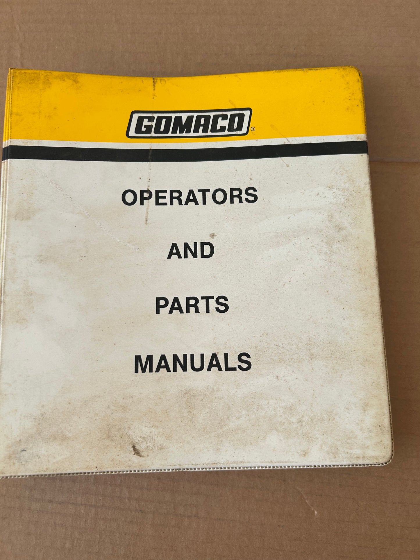 Gomaco _ GT-6000, 8500B, 9000 & 9500 Operators & Parts Manual