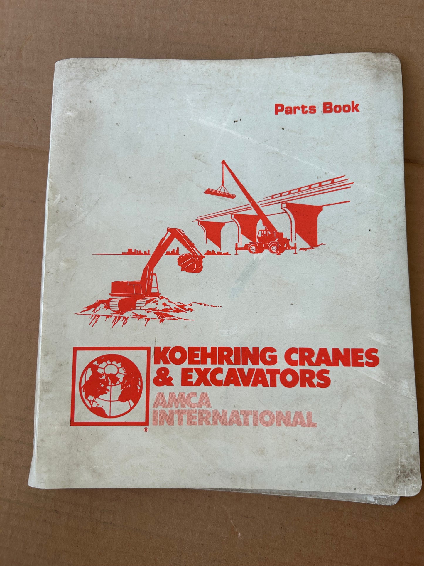 Koehring Cranes & Excavators _ 6625 Hydraulic Excavators _ Parts Book