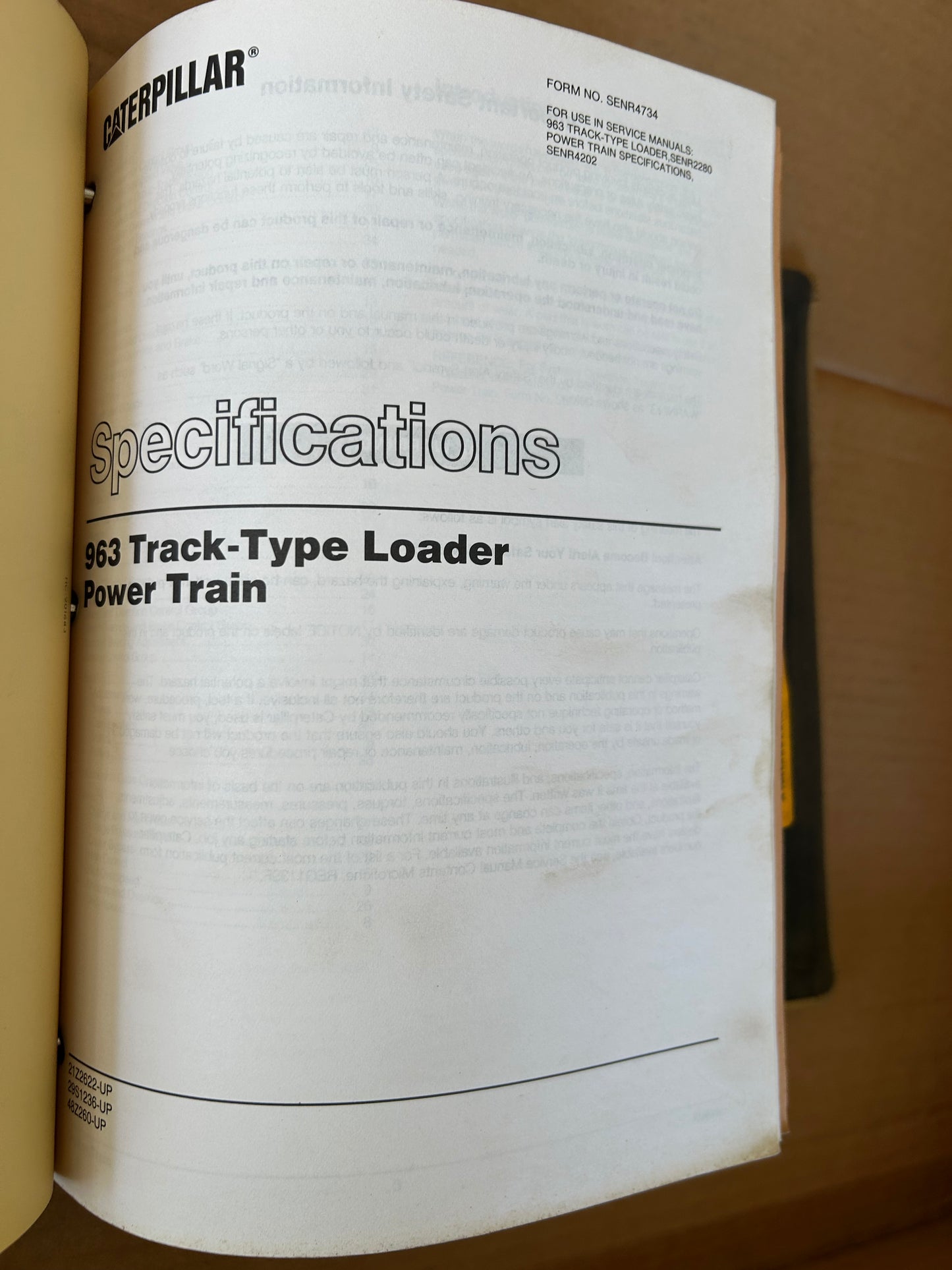 Caterpillar _ 963 Track-Type Loader _ Service Manual