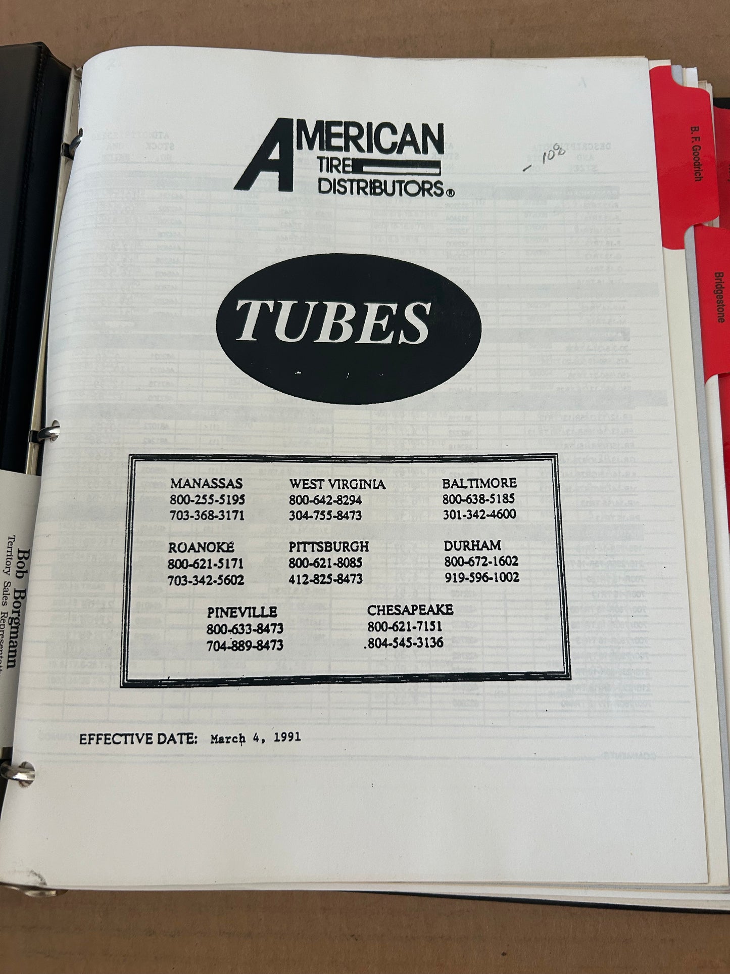 Tire Price Lists and Reference Information