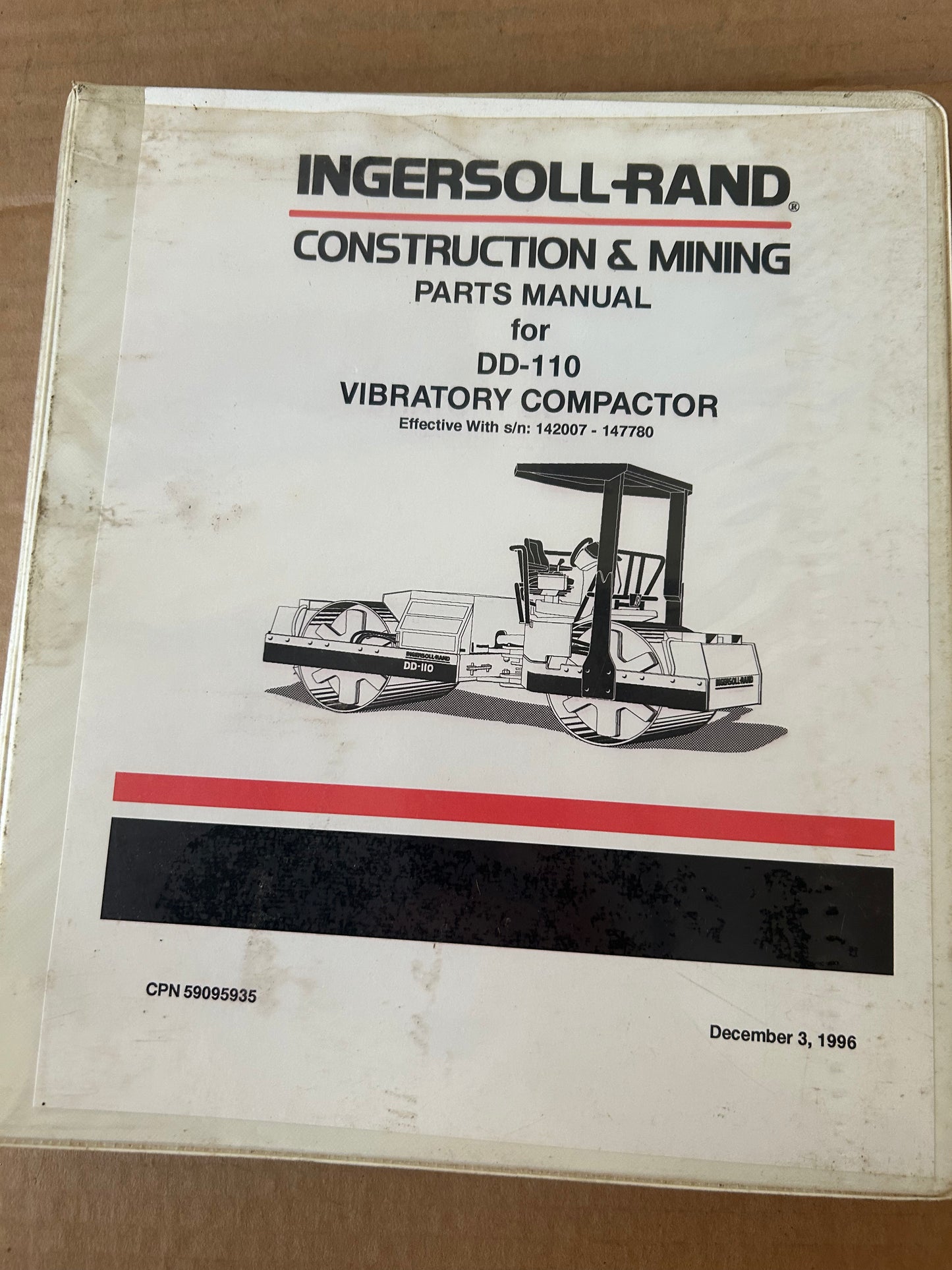 Ingersoll-Rand _ DD-110 Vibratory Compactor _ Parts Manual 12/3/96