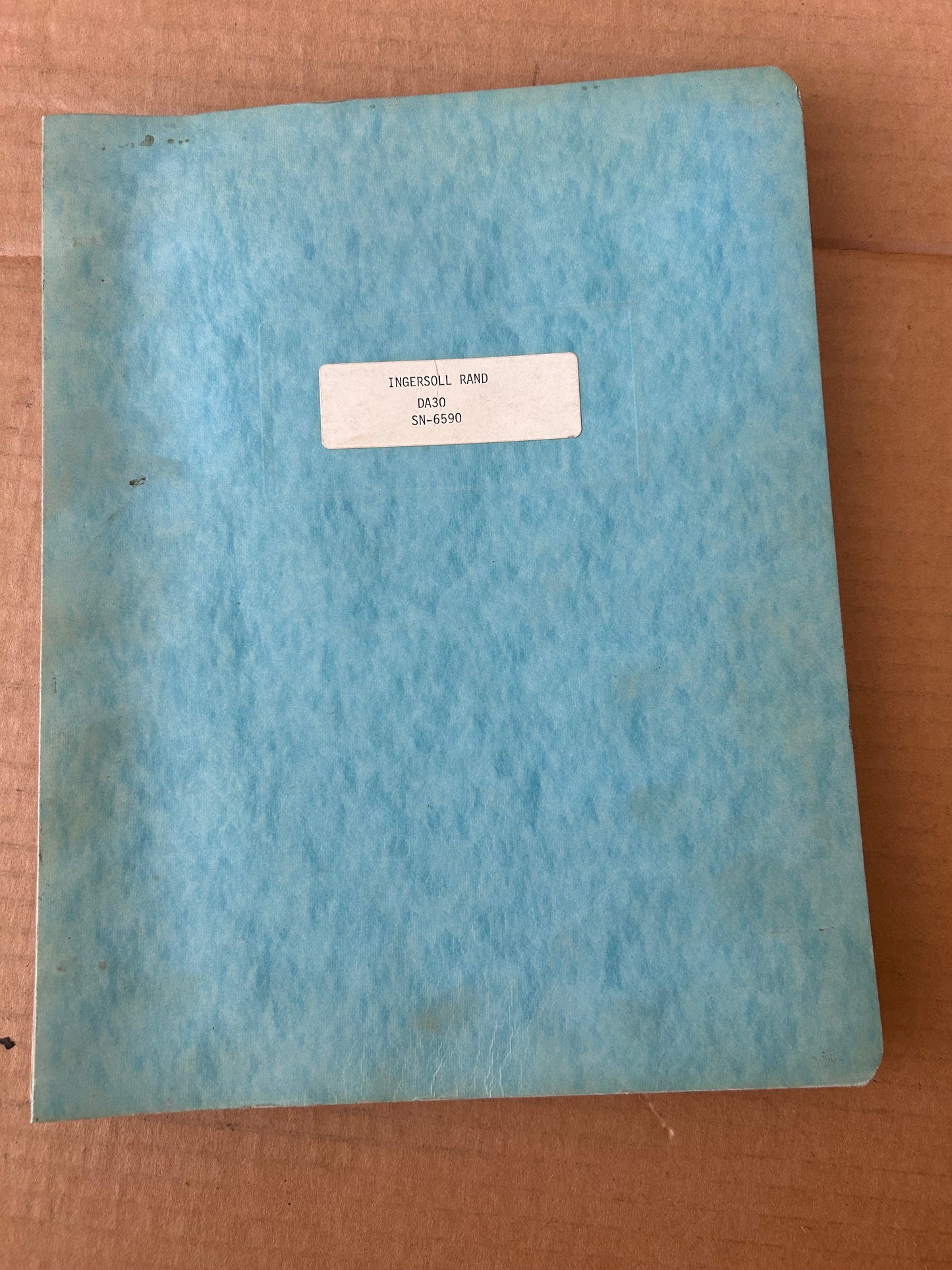 Ingersoll-Rand _ DA-30 Vibratory Compactor _ Parts Manual