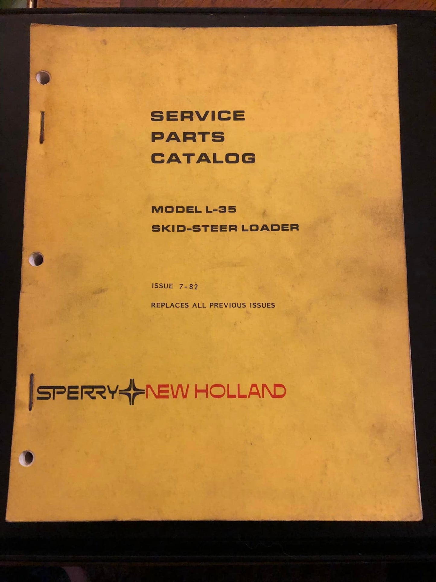 Sperry New Holland _ L-35 Skid-Steer Loader _ Manual