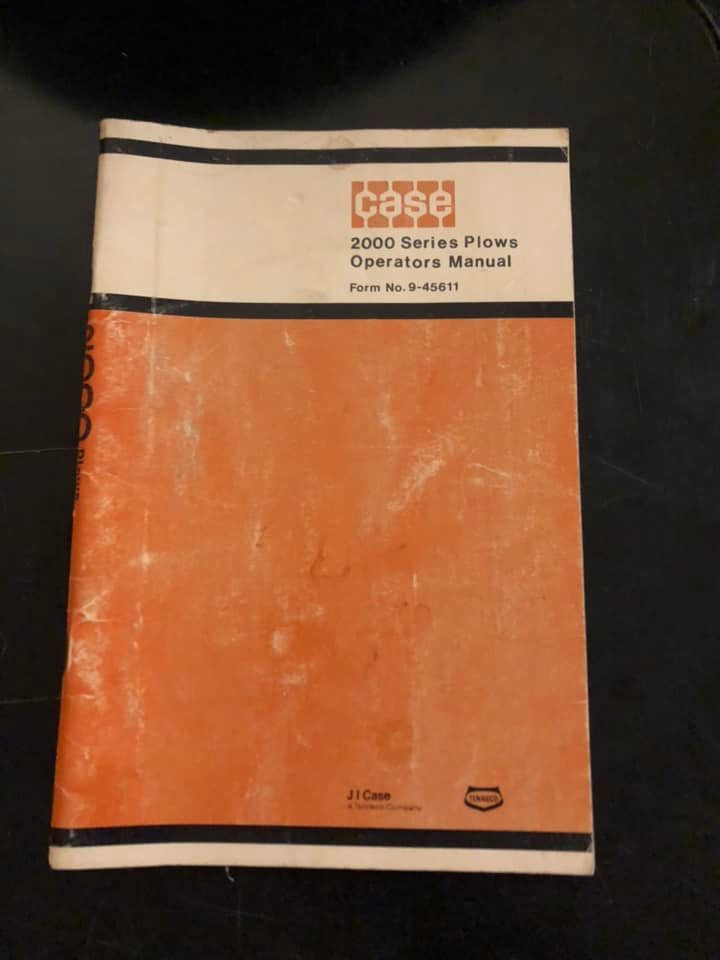 Case _ 2000 Series Plows _ Operator’s Manual