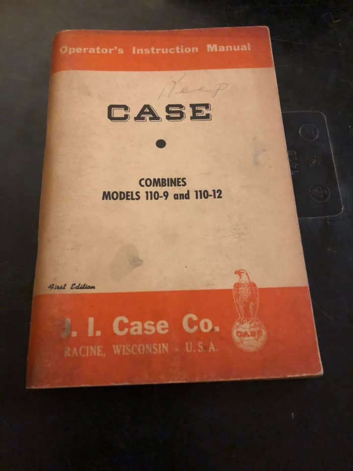 Case _ Combines Models 110-9 & 110-12 _ Operator’s Instruction Manual