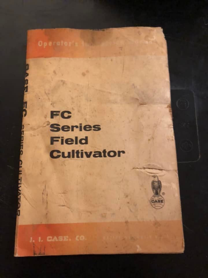 J I Case _ FC Series Field Cultivator _ Operator’s Instruction Book