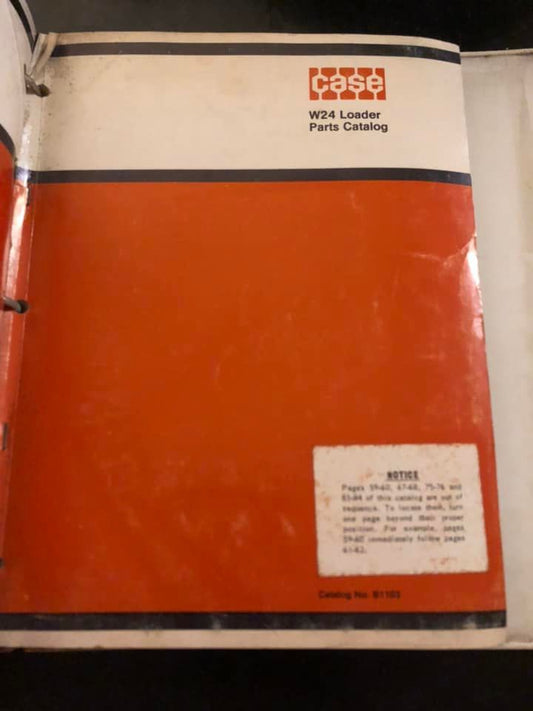 Case _ W24 Loader _ Parts Catalog
