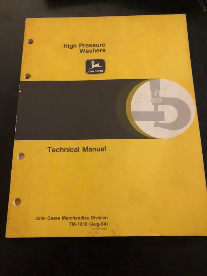 John Deere _ High Pressure Washers _ Technical Manual