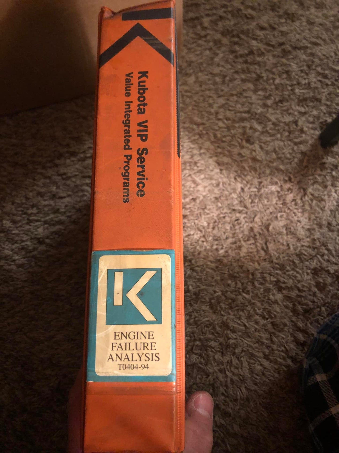 Kubota _ VIP Service Binder _ Engine Failure Analysis + VHS