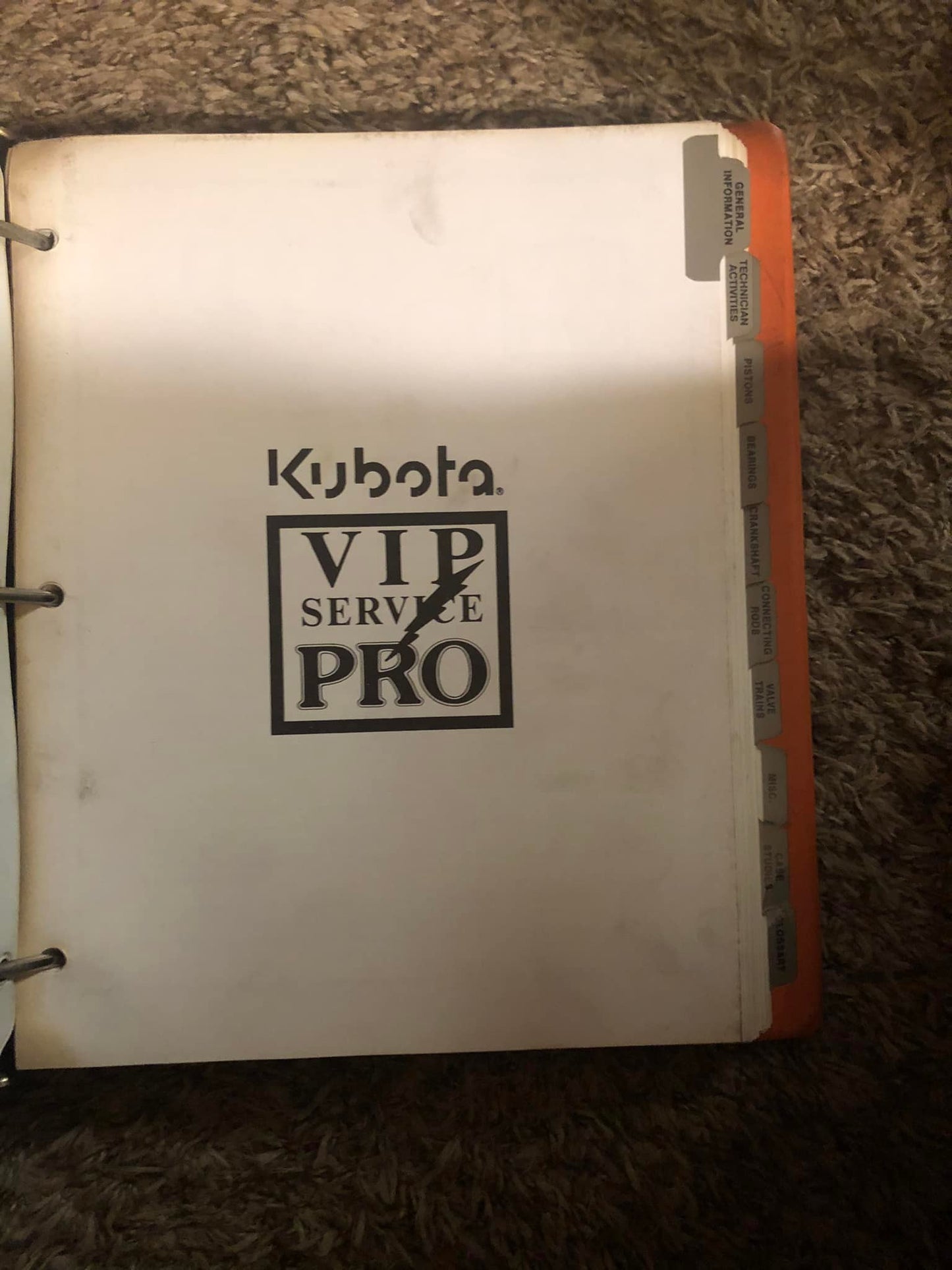 Kubota _ VIP Service Binder _ Engine Failure Analysis + VHS