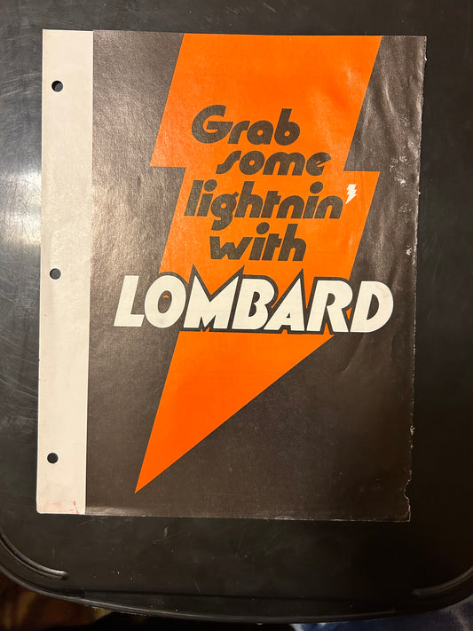 Lombard Chainsaws _ Vintage Brochure