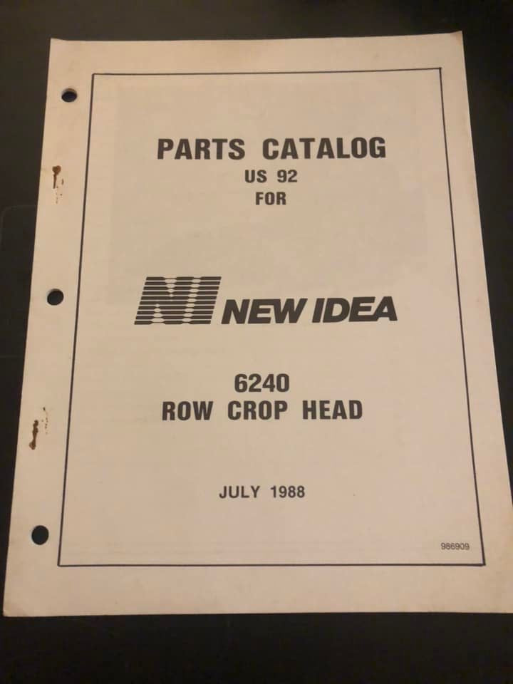 New Idea _ 6240 Row Crop Head _ Parts Catalog