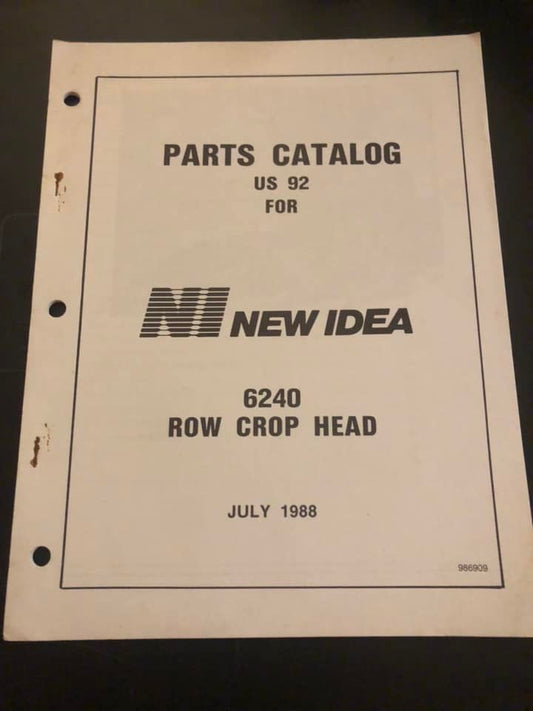 New Idea _ 6240 Row Crop Head _ Parts Catalog