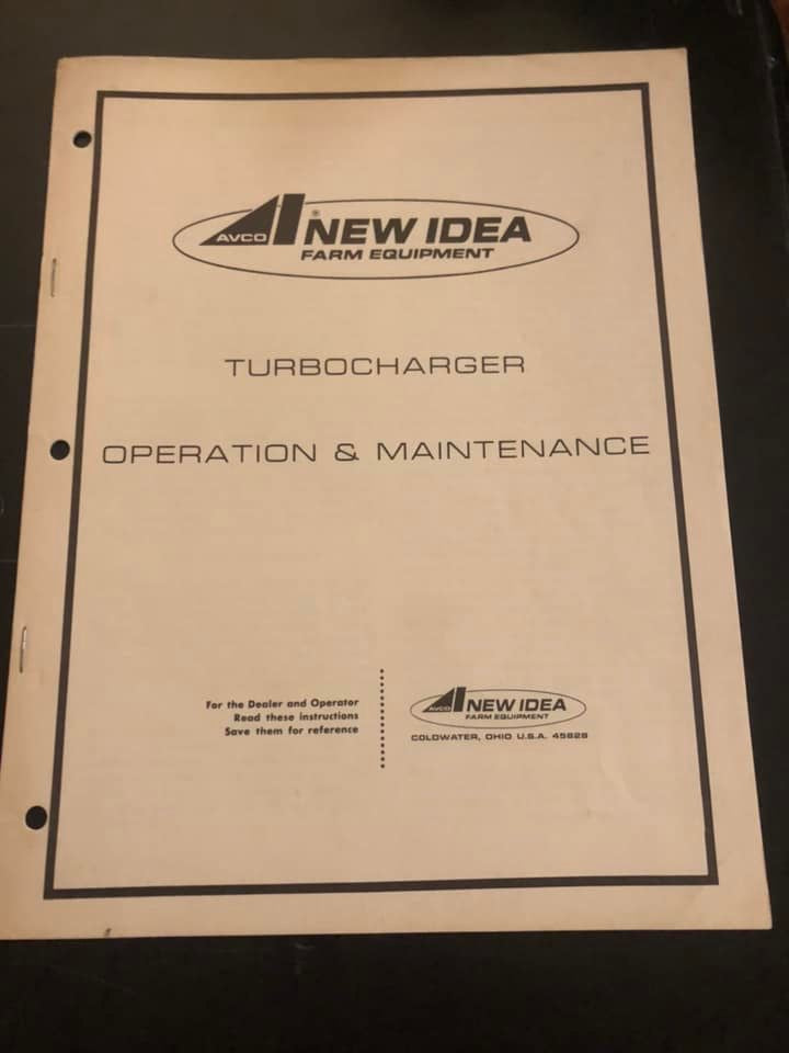 New Idea _ Turbocharger _ Operation & Maintenance